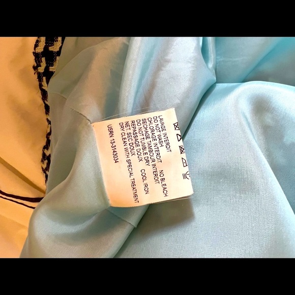 Carven metallic tweed skirt in excellent condition size 42 fully lined - Picture 8 of 9